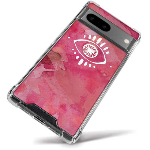 Desert Evil Eye Google Pixel 8a Clear Case